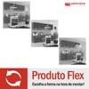 Cozinha Compacta Aline 7 Portas 2 Gavetas Preto Fosco - Panorama Móveis