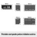 Cozinha Compacta Ana 7 Portas 2 Gavetas Preto Fosco - Panorama Móveis