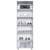 Armário Multiuso Plus 2 Portas 5 Prateleiras Branco - Percasa