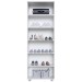 Armário Multiuso Plus 2 Portas 5 Prateleiras Branco - Percasa