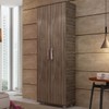 Armário Multiuso Plus 2 Portas 5 Prateleiras Carvalho - Percasa