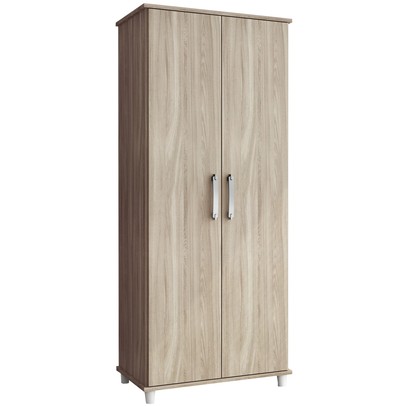 Armário Multiuso Slim 2 Portas 4 Prateleiras Frenso - Percasa