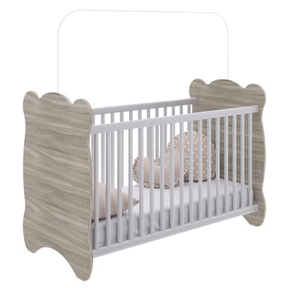 Berço com Armação Mosquiteiro Fresno/Branco 7000 - Percasa