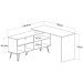 Mesa Escrivaninha Dubai 1 Porta Ipe/Preto - Artany