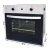 Forno Elétrico para Embutir 57 Litros A Gás 127v Inox - Fogatti