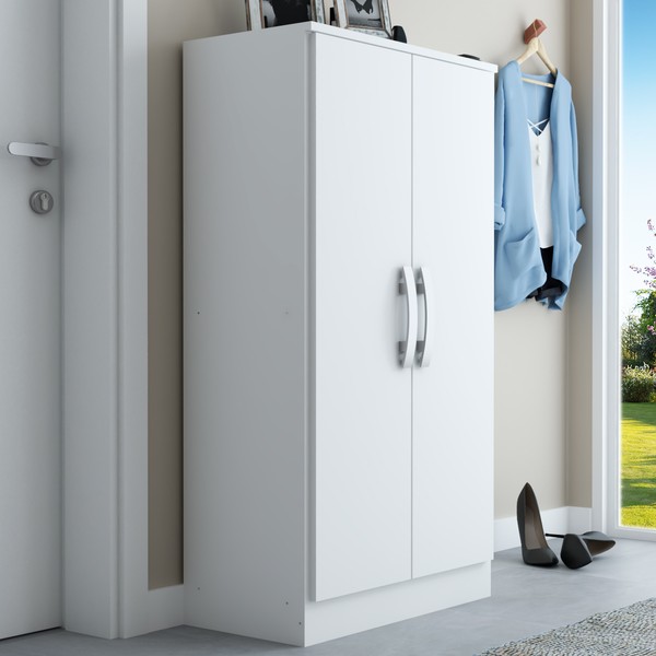 Sapateira Atenas 2 Portas Branco - Panorama Móveis