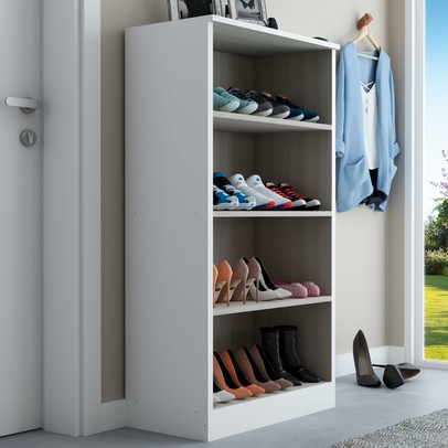 Sapateira Atenas 2 Portas Branco - Panorama Móveis