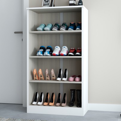 Sapateira Atenas 2 Portas Branco - Panorama Móveis