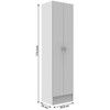 Sapateira ísis 2 Portas Branco - Panorama Móveis