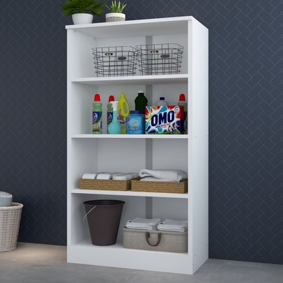 Armário Multiuso Atenas 2 Portas Branco - Panorama Móveis