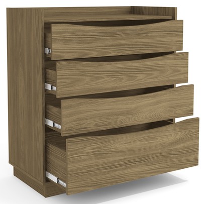 Cômoda 4 Gavetas Nogueira M260 - Kappesberg