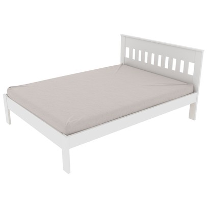 Cama de Casal Branco Cm8007 - Tecno Mobili