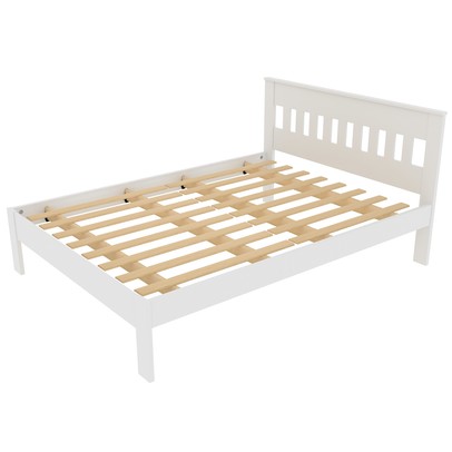 Cama de Casal Branco Cm8007 - Tecno Mobili