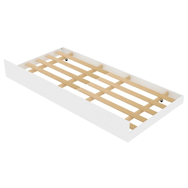 Cama de Solteiro Auxiliar Branco Cm8008 - Tecno Mobili