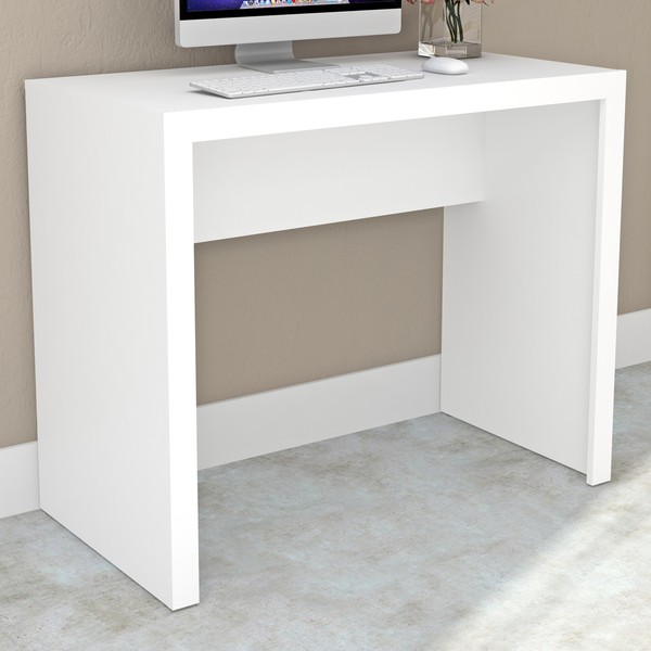 Mesa Escrivaninha Branco Me4139 - Tecno Mobili
