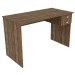 Mesa Escrivaninha 2 Gavetas Nogal Me4165 - Tecno Mobili