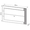 Painel para TV Até 65 Polegadas Natural/Off White Pl3001 - Tecno Mobili