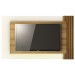 Painel para TV Até 65 Polegadas com Led Natural/Off White Pl3003 - Tecno Mobili