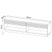 Rack para TV Até 65 Polegadas 2 Gavetas Natural Ra2000 - Tecno Mobili