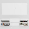 Rack com Painel para TV Até 60 Polegadas Roma 1 Porta 2 Prateleiras Branco - Panorama Móveis