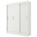 Guarda-Roupa Casal Dallas 3 Portas 3 Gavetas Branco - Panorama Móveis