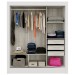 Guarda-Roupa Casal Dallas 3 Portas 3 Gavetas Branco - Panorama Móveis