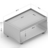 Mesa de Centro índia Preto - Politorno