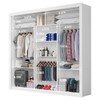 Guarda-Roupa Casal Valencia 3 Portas com Espelho Branco - Carioca Móveis