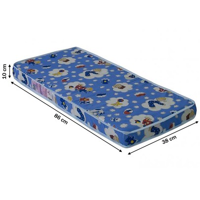 Colchão Infantil com Espuma D-18 86x38 Azul - Completa Móveis