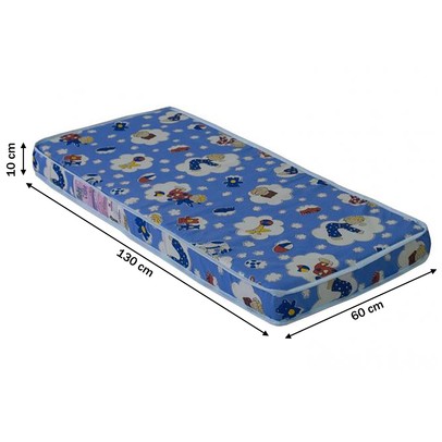 Colchão Infantil com Espuma D-18 130x60 Azul - Completa Móveis