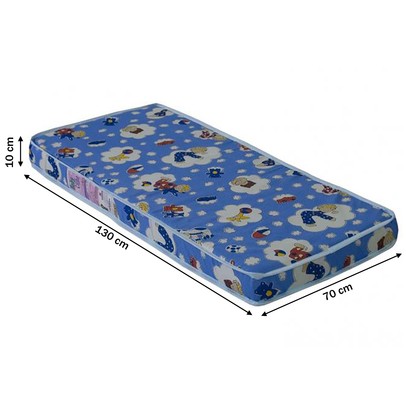 Colchão Infantil com Espuma D-18 130x70 Azul - Completa Móveis