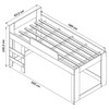 Cama Infantil com Cabaninha Alegria Branco Cm088 - Art In Móveis