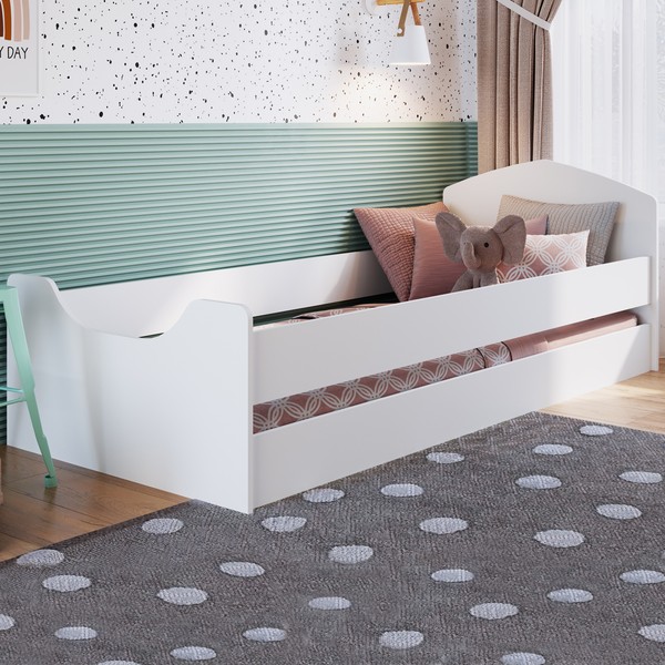 Cama Infantil Encanto Branco - Art In Móveis