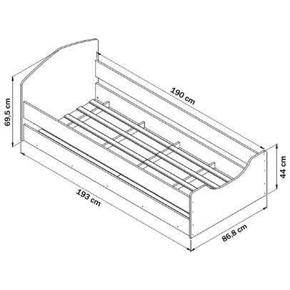 Cama Infantil Encanto Branco - Art In Móveis