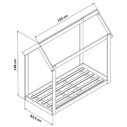 Cama Infantil Montessoriano Meu Fofinho Branco Mc7005 - Art In Móveis