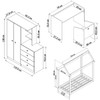 Quarto Infantil Completo Meu Fofinho 2 Portas 4 Gavetas Branco Qi001 - Art In Móveis