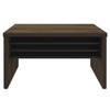 Mesa para Escritório Tamburato 006085 Charuto/Preto - Artany Móveis
