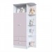 Guarda-Roupa Infantil 2 Portas 2 Gavetas Rosa 1420 - Percasa