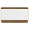 Balcão Buffet 3 Portas 1 Gaveta Natural/Off White Bb2610 - Tecno Mobili