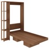 Cama de Solteiro Articulável 4 Prateleiras Amêndoa Cm8013 - Tecno Mobili