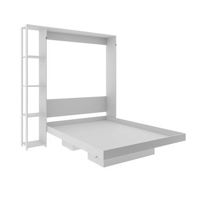 Cama de Casal Articulável 4 Prateleiras Branco Cm8014 - Tecno Mobili