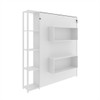 Cama de Casal Articulável 4 Prateleiras Branco Cm8014 - Tecno Mobili