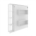 Cama de Casal Articulável 4 Prateleiras Branco Cm8014 - Tecno Mobili