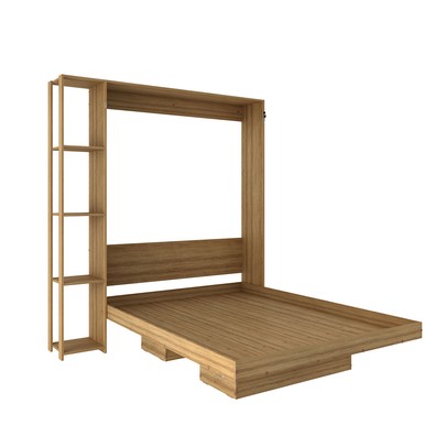 Cama de Casal Articulável 4 Prateleiras Amêndoa Cm8014 - Tecno Mobili