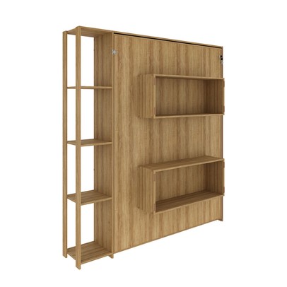 Cama de Casal Articulável 4 Prateleiras Amêndoa Cm8014 - Tecno Mobili