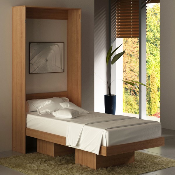 Cama de Solteiro Articulável Amêndoa Cm8015 - Tecno Mobili