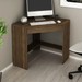 Mesa Escrivaninha de Canto 1 Gaveta Nogal Me4169 - Tecno Mobili