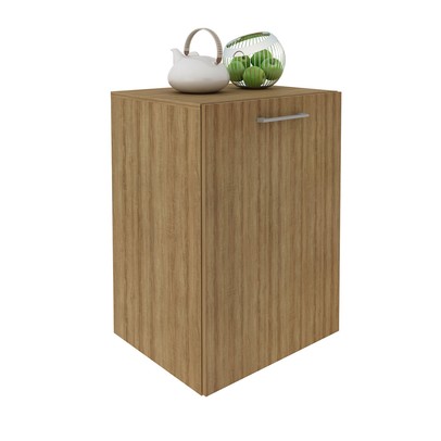 Armário para Escritório Retrátil 1 Prateleira Amêndoa Me4170 -  Tecno Mobili