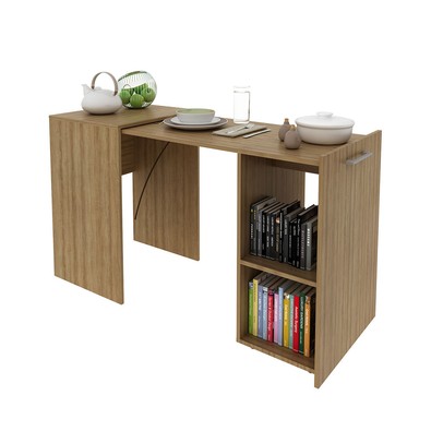 Armário para Escritório Retrátil 1 Prateleira Amêndoa Me4170 -  Tecno Mobili