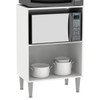 Armário de Cozinha 2 Portas Branco Ba04 - Fellicci